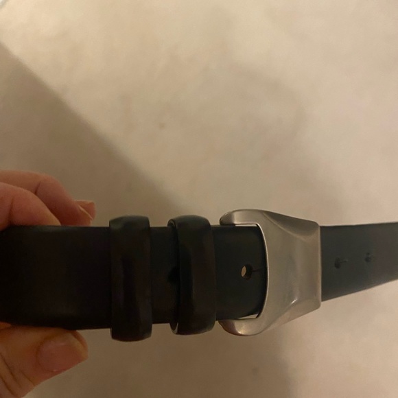 Devicchi Women's vintage leather belt - black- Medium - Made In Italy - Picture 6 of 9